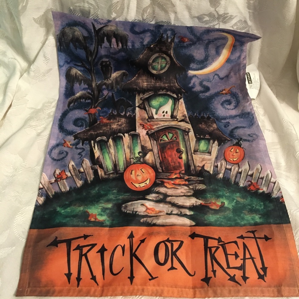 Trick or Treat decorative garden flag